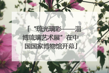 “琉光璃彩——淄博琉璃艺术展”在中国国家博物馆开幕