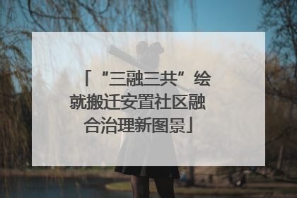 “三融三共”绘就搬迁安置社区融合治理新图景