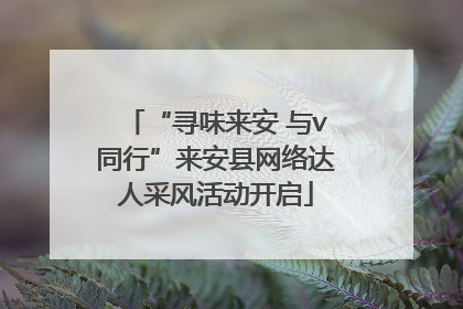 “寻味来安 与v同行”来安县网络达人采风活动开启