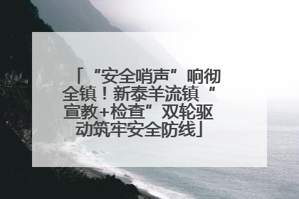 “安全哨声”响彻全镇！新泰羊流镇“宣教+检查”双轮驱动筑牢安全防线