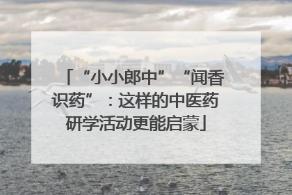 “小小郎中”“闻香识药”：这样的中医药研学活动更能启蒙