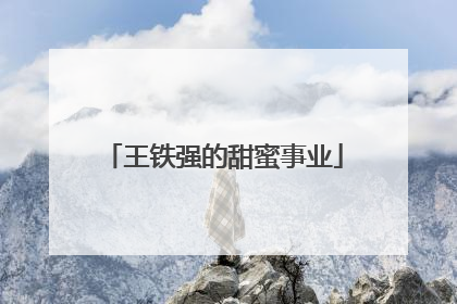 王铁强的甜蜜事业