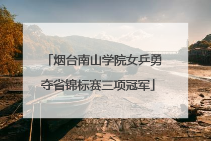 烟台南山学院女乒勇夺省锦标赛三项冠军