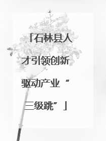 石林县人才引领创新驱动产业“三级跳”