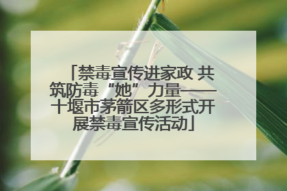 禁毒宣传进家政 共筑防毒“她”力量——十堰市茅箭区多形式开展禁毒宣传活动