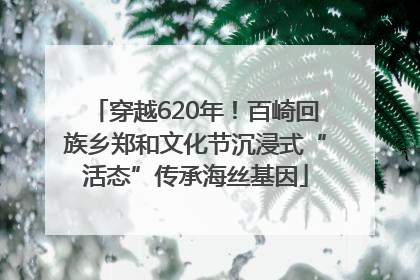 穿越620年！百崎回族乡郑和文化节沉浸式“活态”传承海丝基因