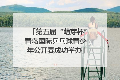 第五届“萌芽杯”青岛国际乒乓球青少年公开赛成功举办