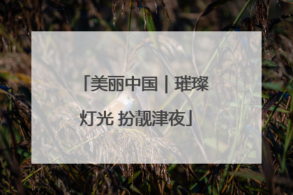 美丽中国｜璀璨灯光 扮靓津夜