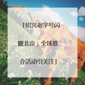 绍兴老字号闪耀北京，全球推介活动引关注
