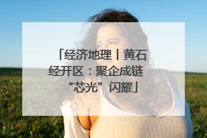 经济地理丨黄石经开区：聚企成链“芯光”闪耀