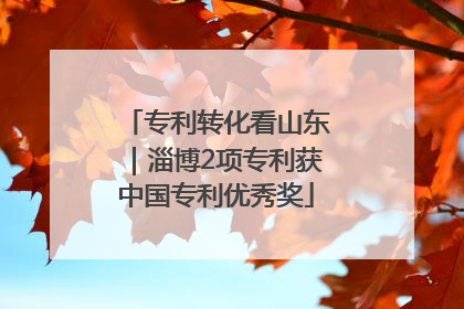专利转化看山东｜淄博2项专利获中国专利优秀奖
