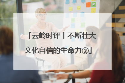 云岭时评丨不断壮大文化自信的生命力②