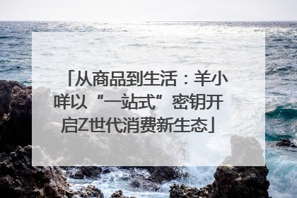 从商品到生活：羊小咩以“一站式”密钥开启Z世代消费新生态
