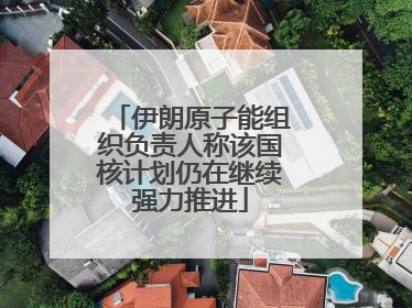 伊朗原子能组织负责人称该国核计划仍在继续强力推进