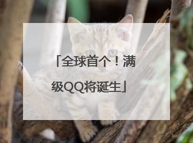 全球首个！满级QQ将诞生
