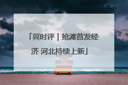 冀时评｜抢滩首发经济 河北持续上新