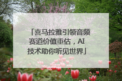 喜马拉雅引领音频赛道价值重估，AI技术助你听见世界
