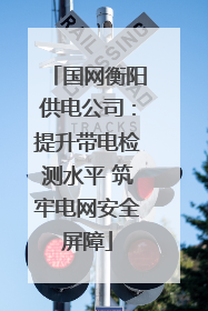 国网衡阳供电公司：提升带电检测水平 筑牢电网安全屏障