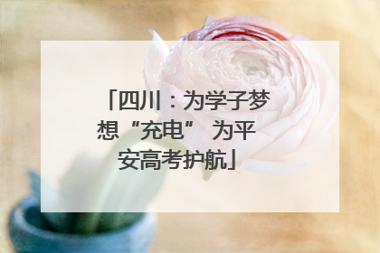 四川：为学子梦想“充电” 为平安高考护航