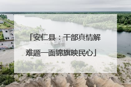 安仁县：干部真情解难题一面锦旗映民心