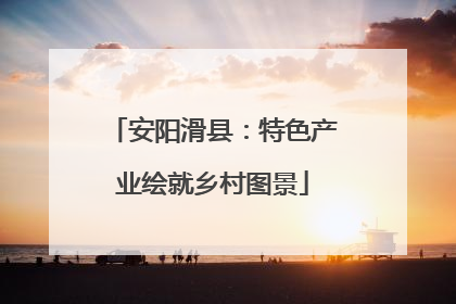 安阳滑县：特色产业绘就乡村图景