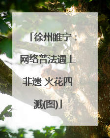 徐州睢宁：网络普法遇上非遗 火花四溅(图)