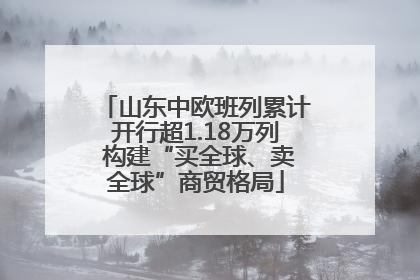 山东中欧班列累计开行超1.18万列 构建“买全球、卖全球”商贸格局