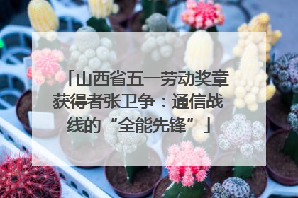 山西省五一劳动奖章获得者张卫争：通信战线的“全能先锋”