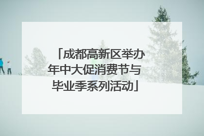 成都高新区举办年中大促消费节与毕业季系列活动