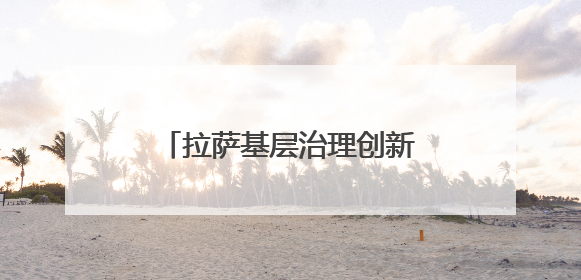 拉萨基层治理创新实践：多元共治激活高原“幸福密码”