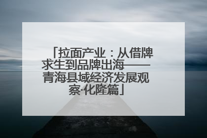 拉面产业：从借牌求生到品牌出海——青海县域经济发展观察·化隆篇