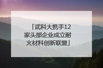 武科大携手12家头部企业成立耐火材料创新联盟