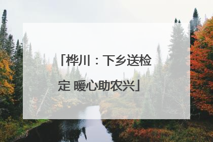 桦川：下乡送检定 暖心助农兴