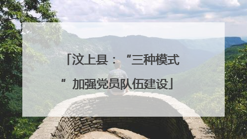 汶上县：“三种模式”加强党员队伍建设