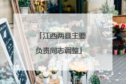 江西两县主要负责同志调整