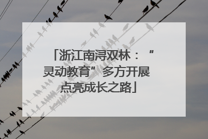浙江南浔双林：“灵动教育”多方开展 点亮成长之路