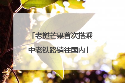 老挝芒果首次搭乘中老铁路销往国内