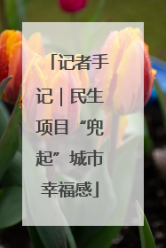 记者手记｜民生项目“兜起”城市幸福感