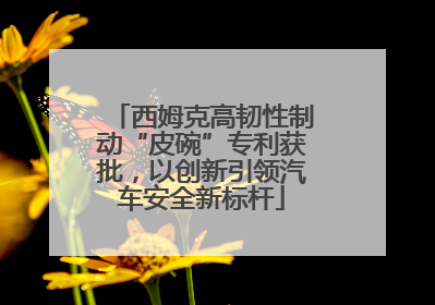 西姆克高韧性制动“皮碗”专利获批，以创新引领汽车安全新标杆