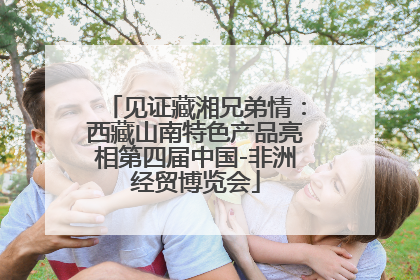 见证藏湘兄弟情：西藏山南特色产品亮相第四届中国-非洲经贸博览会