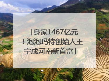 身家1467亿元！泡泡玛特创始人王宁成河南新首富