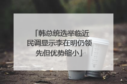韩总统选举临近 民调显示李在明仍领先但优势缩小