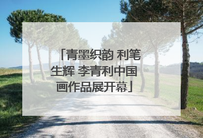 青墨织韵 利笔生辉 李青利中国画作品展开幕