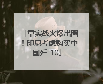 靠实战火爆出圈！印尼考虑购买中国歼-10