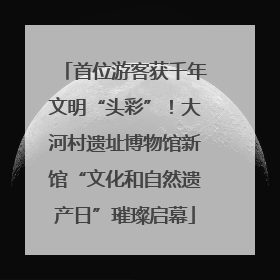 首位游客获千年文明“头彩”！大河村遗址博物馆新馆“文化和自然遗产日”璀璨启幕