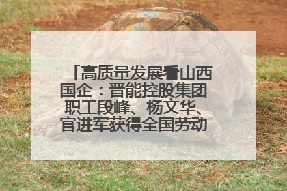 高质量发展看山西国企：晋能控股集团职工段峰、杨文华、官进军获得全国劳动模范荣誉称号