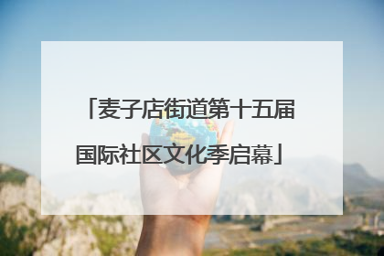麦子店街道第十五届国际社区文化季启幕