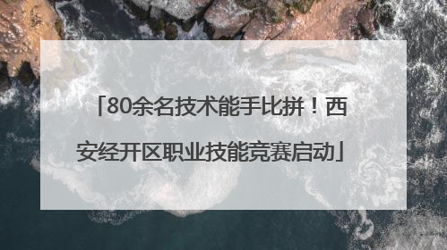 80余名技术能手比拼！西安经开区职业技能竞赛启动