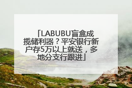 LABUBU盲盒成揽储利器？平安银行新户存5万以上就送，多地分支行跟进