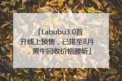 Labubu3.0首开线上预售，已排至8月，黄牛回收价格腰斩